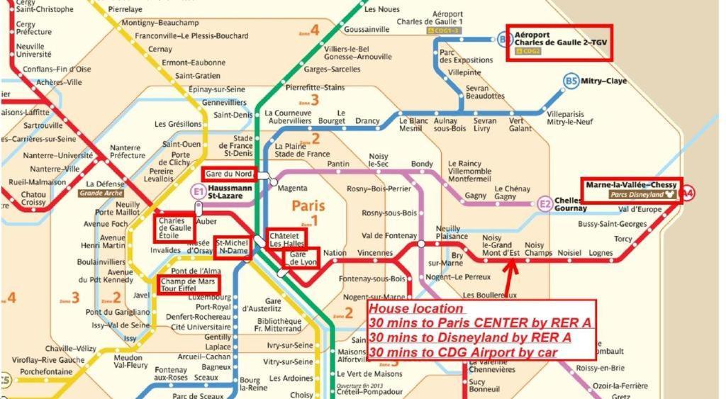 Chambre D'Hote Disneyland Esprit Μπισί-Σεν Ζορζ Εξωτερικό φωτογραφία